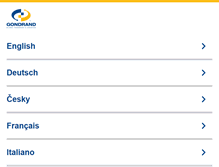 Tablet Screenshot of gondrand.ch
